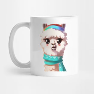 Cute Llama Drawing Mug